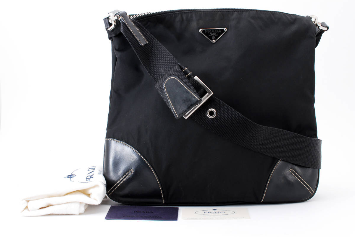 【大得価】 1円スタート PRADA プラダ テスート ナイロン リナイロン ショルダーバッグ クロスボディバッグ 記入ギャランティカード 22-3285(ショルダーバッグ)｜売買されたオークション情報、yahooの商品 かばん、バッグ