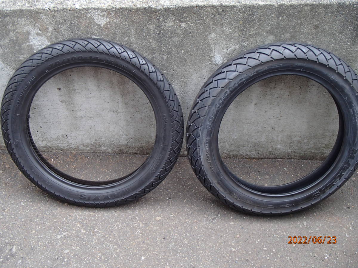 新品前後セット MAXXIS マキシス 70/100-14 80/100-14 スーパーカブ 50 