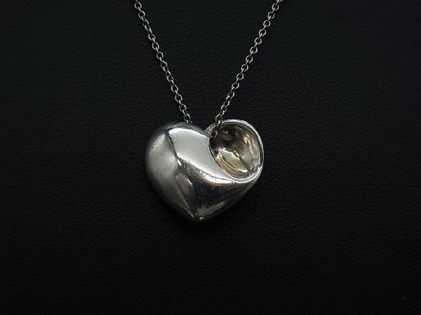 TIFFANY&Co. ティファニー フォールドハート ネックレス 925 総重量 