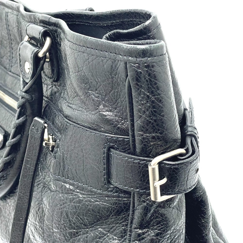 BALENCIAGA バレンシアガ 340688 HEXAGON ヘキサゴン 縦型トート ハンドバッグ トートバッグ レザー ブラック メンズ【中古】 BALENCIAGA(バレンシアガ) &frasl; トートバッグ&frasl;レザー&frasl;340688 EYEGLASSES – Hall
