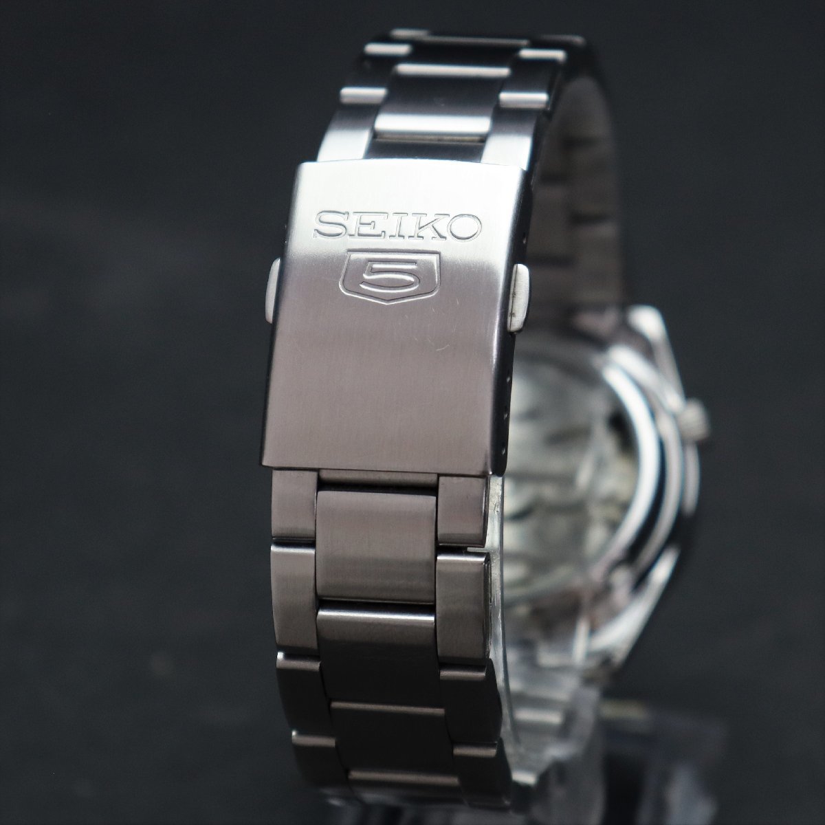 良品 SEIKO 5 セイコー ファイブ 7S26-02T0 SNKD99K1 自動巻き ブルー 