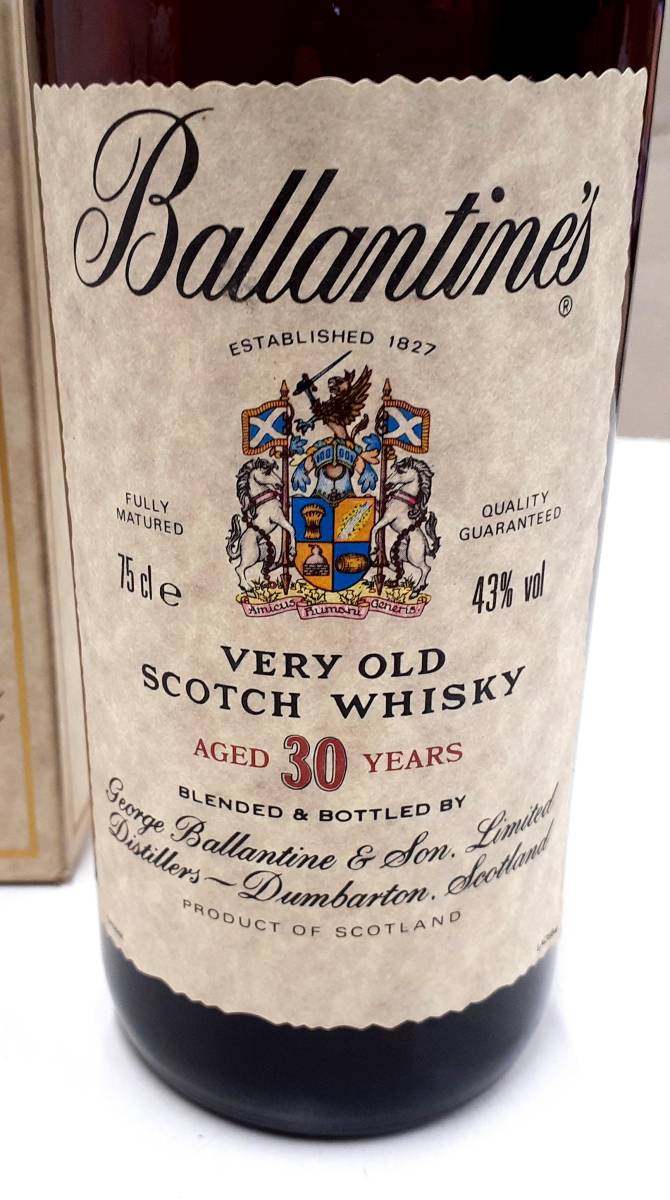 ☆古酒 Ballantine's バランタイン 30年 VERY OLD 旧ボトル 750ml43