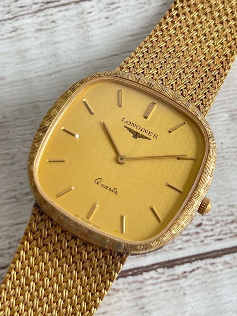 MI0406-86I LONGINES QUARTZ 761 3266 腕時計 ロンジン クォーツ