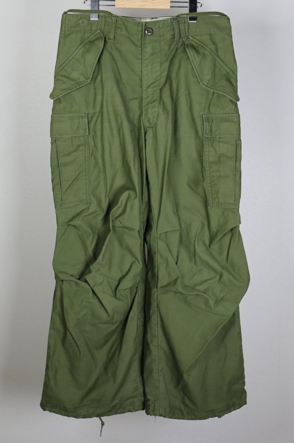 60S ヴィンテージ vintage 米軍 U.S.ARMY M-65 FIELD PANTS アルミ