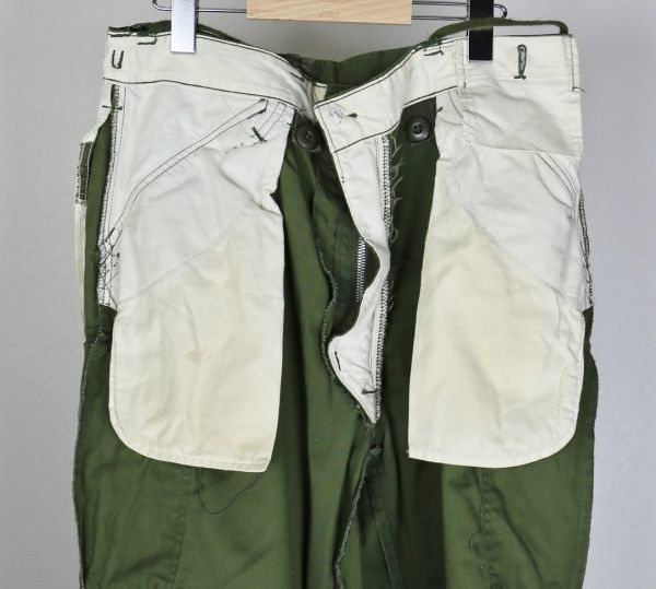 60S ヴィンテージ vintage 米軍 U.S.ARMY M-65 FIELD PANTS アルミ