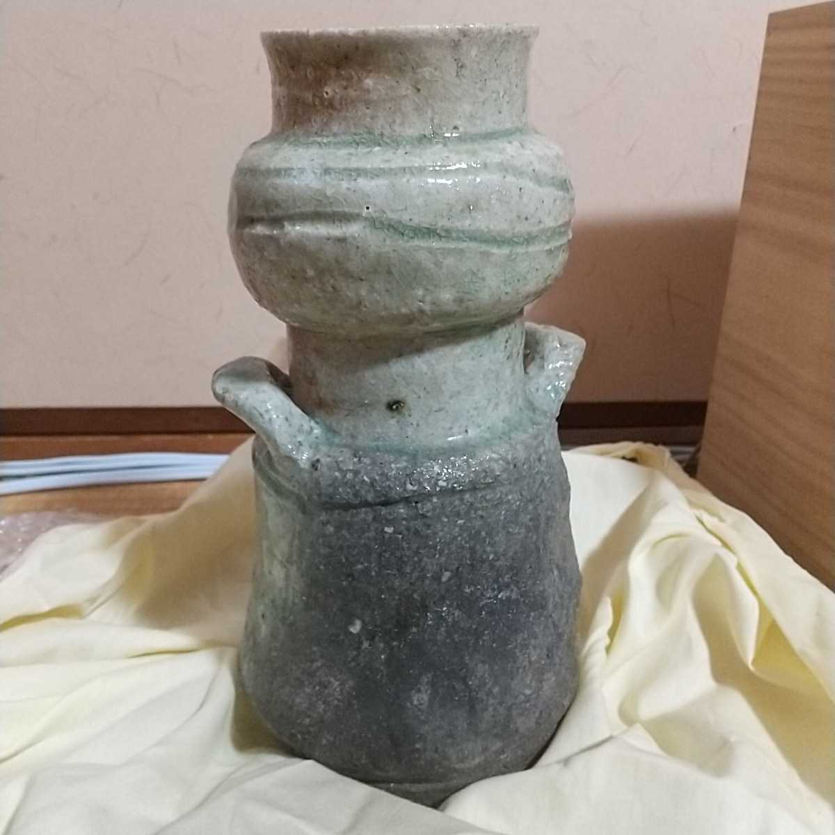 信楽焼 高橋楽斎 | 三代目 滋賀県甲賀市 古伊賀写し花瓶 作信楽焼垣 