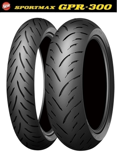 180/55ZR17 M/C (73W) DUNLOP SPORTMAX GPR-300 リア用 チューブレス Z