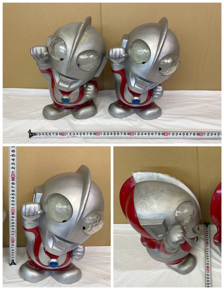 ウルトラマン 貯金箱 2点まとめてRUNA ビック ソフビ 円谷プロ 昭和