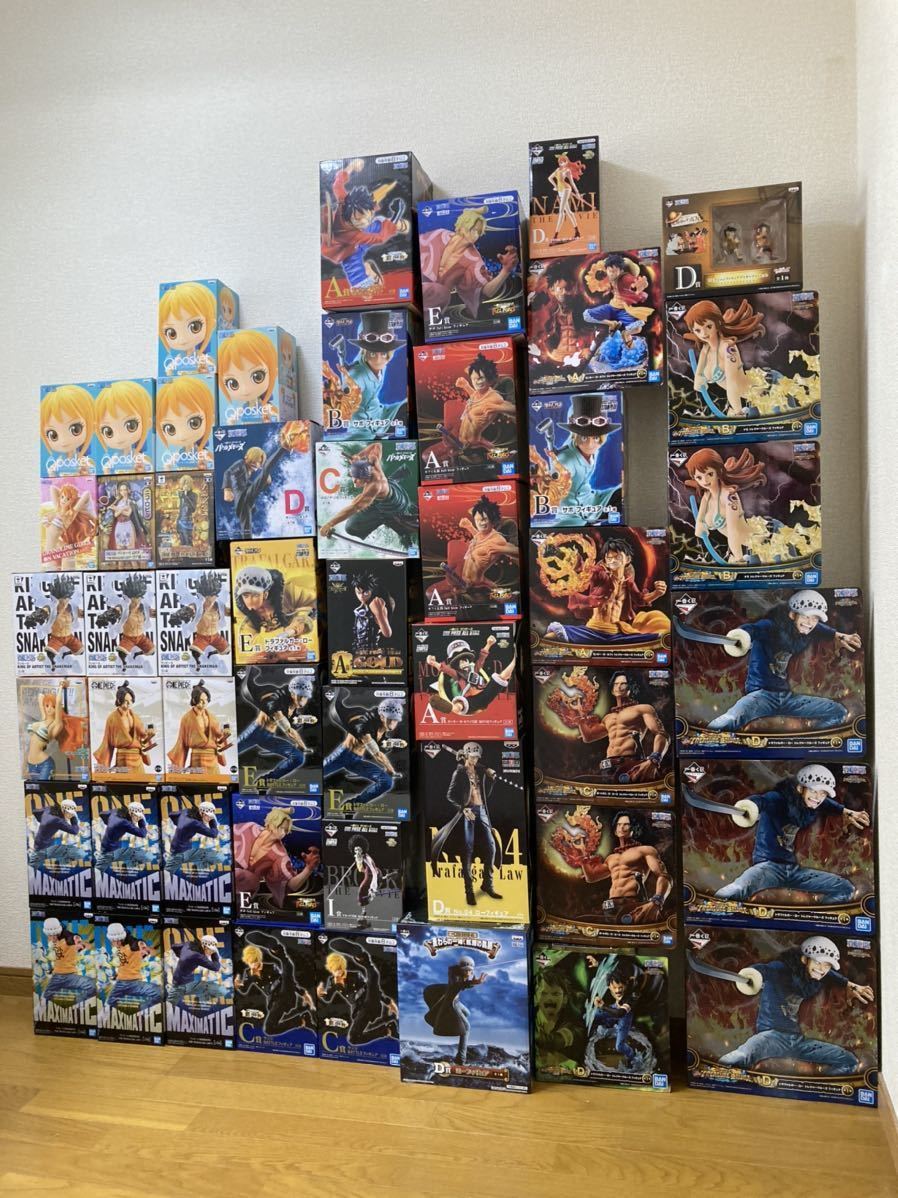 未開封 ワンピース 一番くじ含む フィギュア51個まとめ売り/ルフィ 