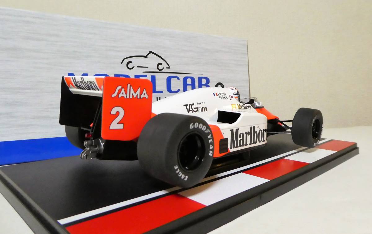 1:18 MCG マクラーレン TAG MP4/2B マルボロ仕様 モナコGP 優勝 A