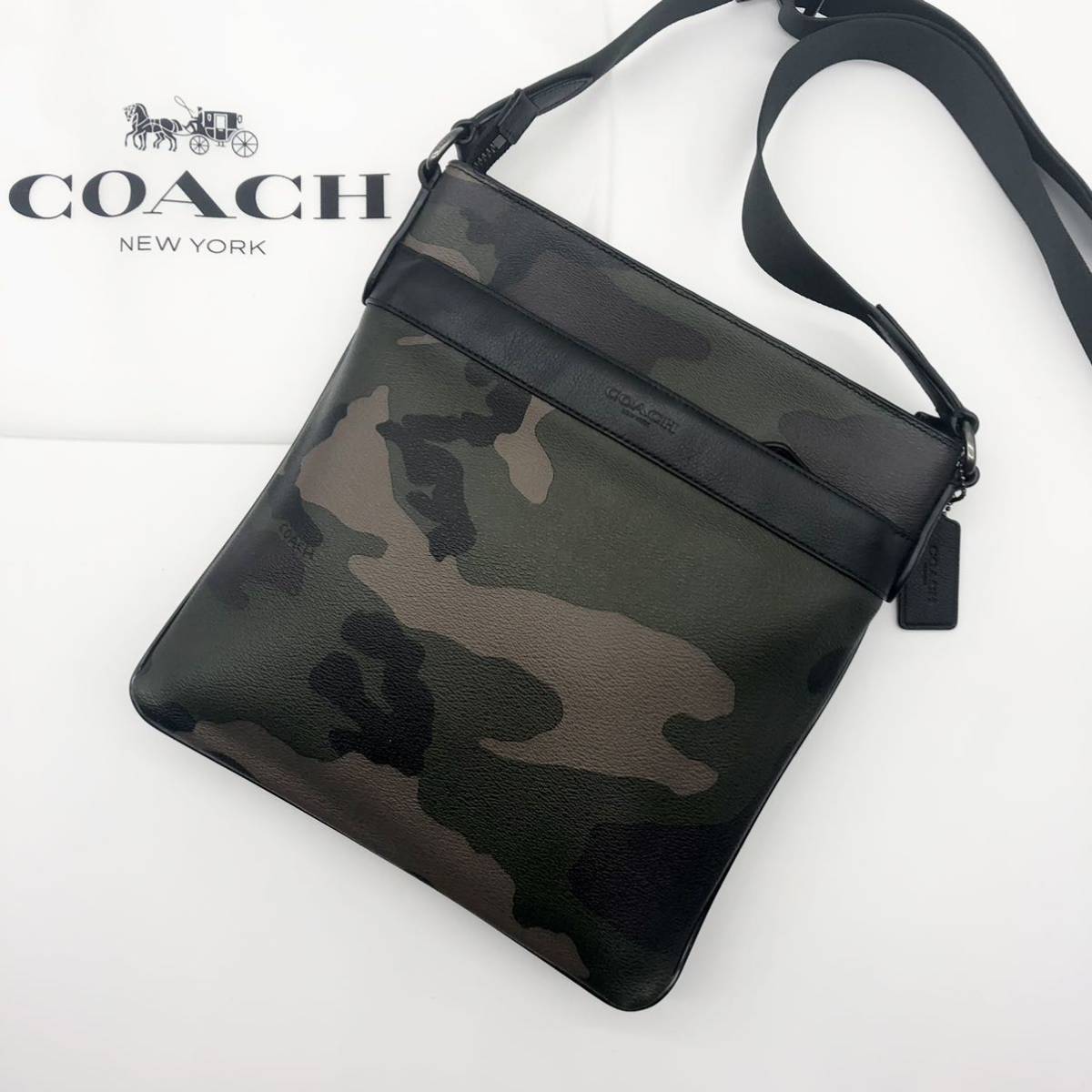 1円【極美品】COACH コーチ ショルダーバッグ クロスボディ 