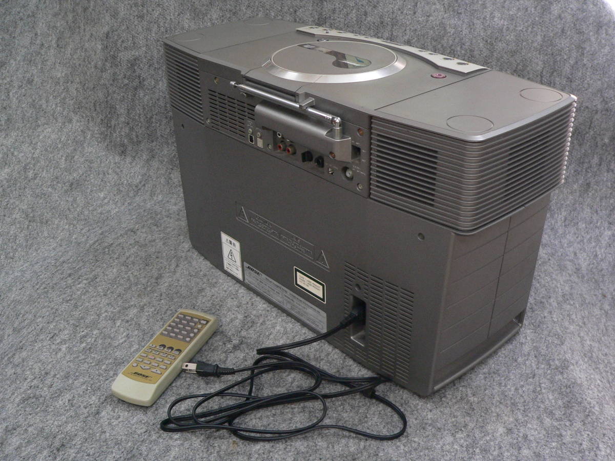 BOSE VIA ステレオミュージックシステム　バッグ付　一部ジャンク BOSE VIA CD Virtual Imaging Array ジャンク品 MD ボーズ ラジオ