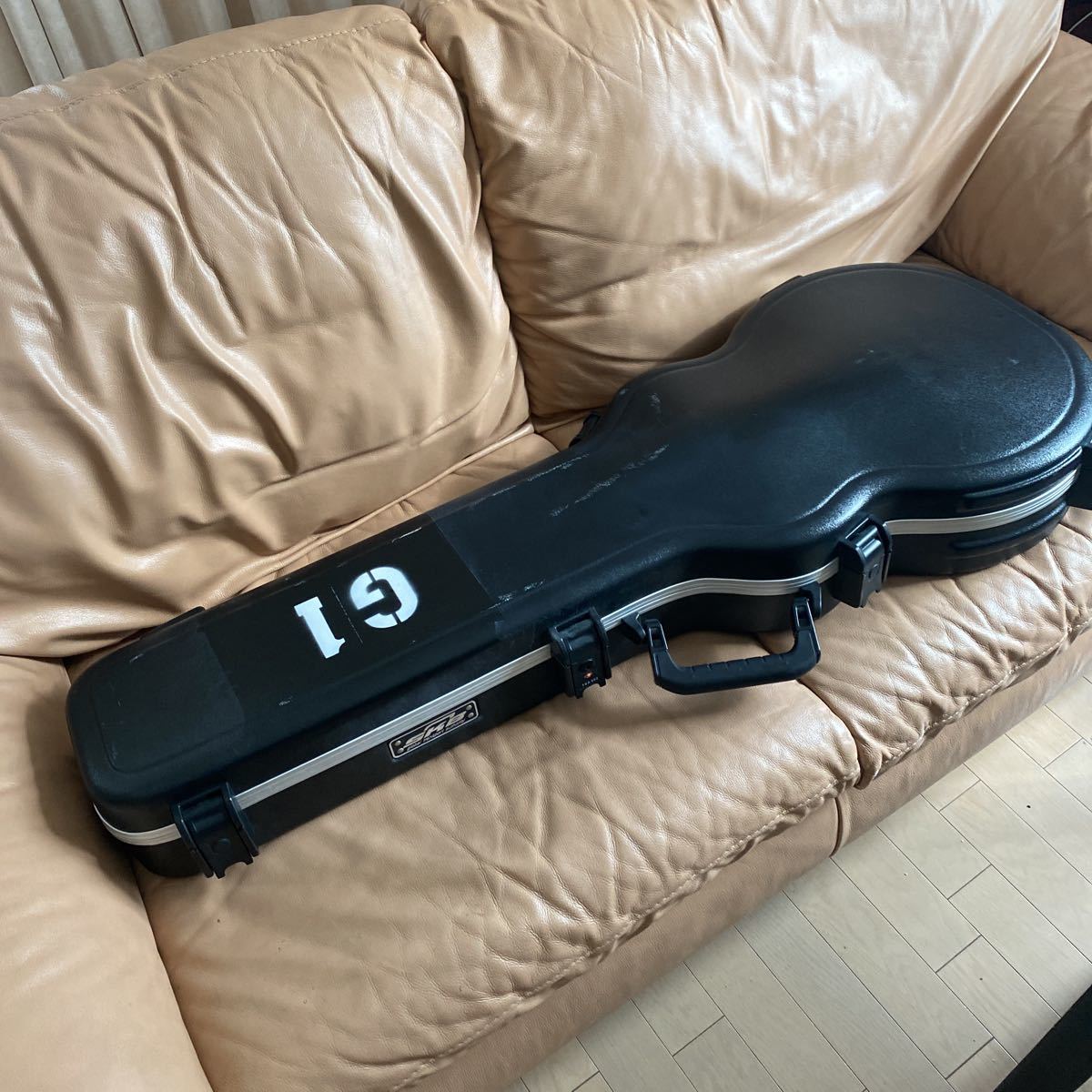 中古　SBKレスポール用　ハードケース　(鍵無し)