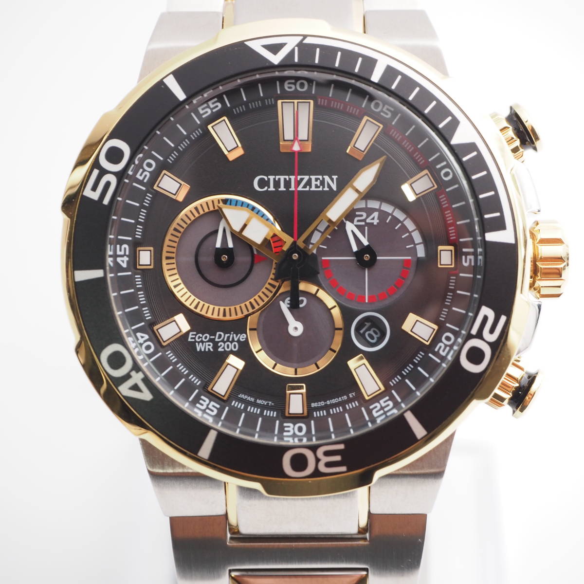 お得，最新作 シチズン CITIZEN 海外 メンズ腕時計 エコドライブ ゴールド クロノグラフ(シチズン)｜売買されたオークション情報、yahooの商品情報をアーカイブ公開 - オークファン その他