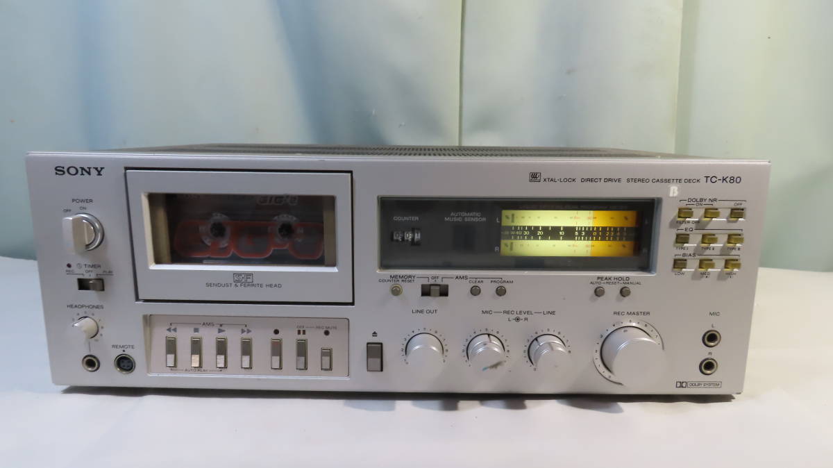 ステレオカセットデッキ現状品 ※ SONY 【 TC－K80 】 ※ SONY
