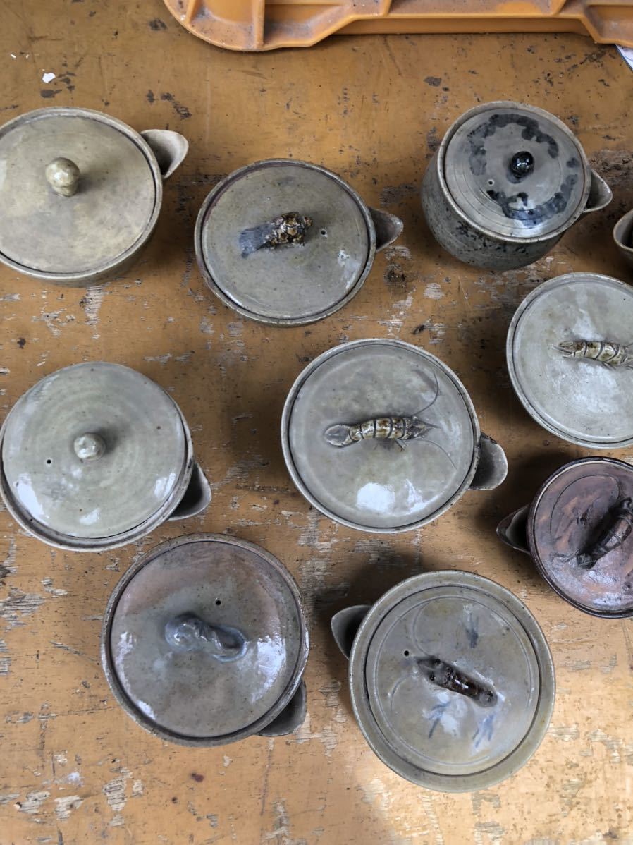 工芸品 煎茶道具 虫明焼 南蛮の名工 田中永山 まとめて 鼠掴み 宝