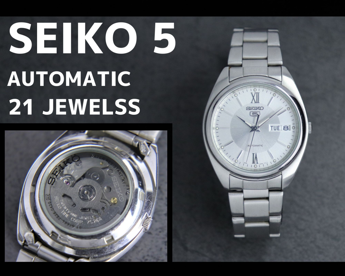稼働品 美品】 SEIKO 5 7S26-0430 21JEWELS セイコーファイブ 21石 