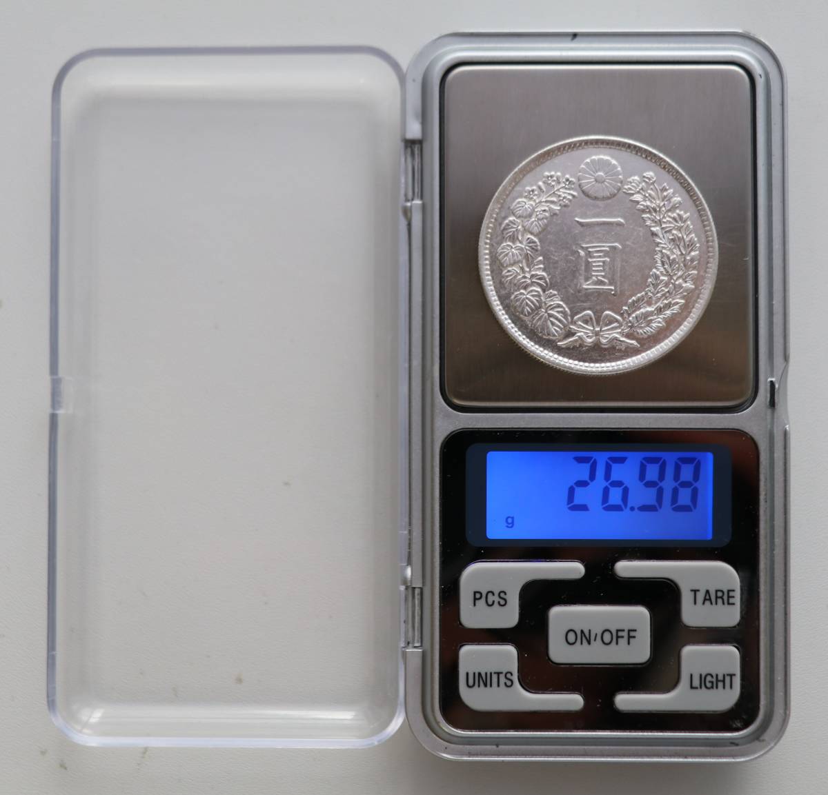 明治8年 1円銀貨 - 一圓銀貨 Yahoo!オークション 明治銀貨 1円 銀貨 重 