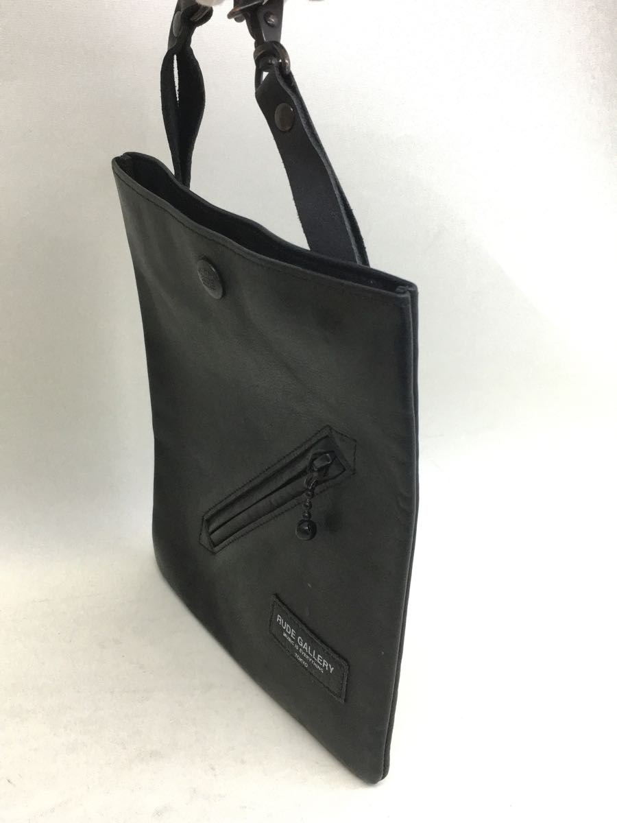 RUDE GALLERY WAIST BAG | LEATHER OUTSIDERS BLOG AUDIO ルードギャラリー レザー BLACK REBEL - バッグ ウエストポーチ