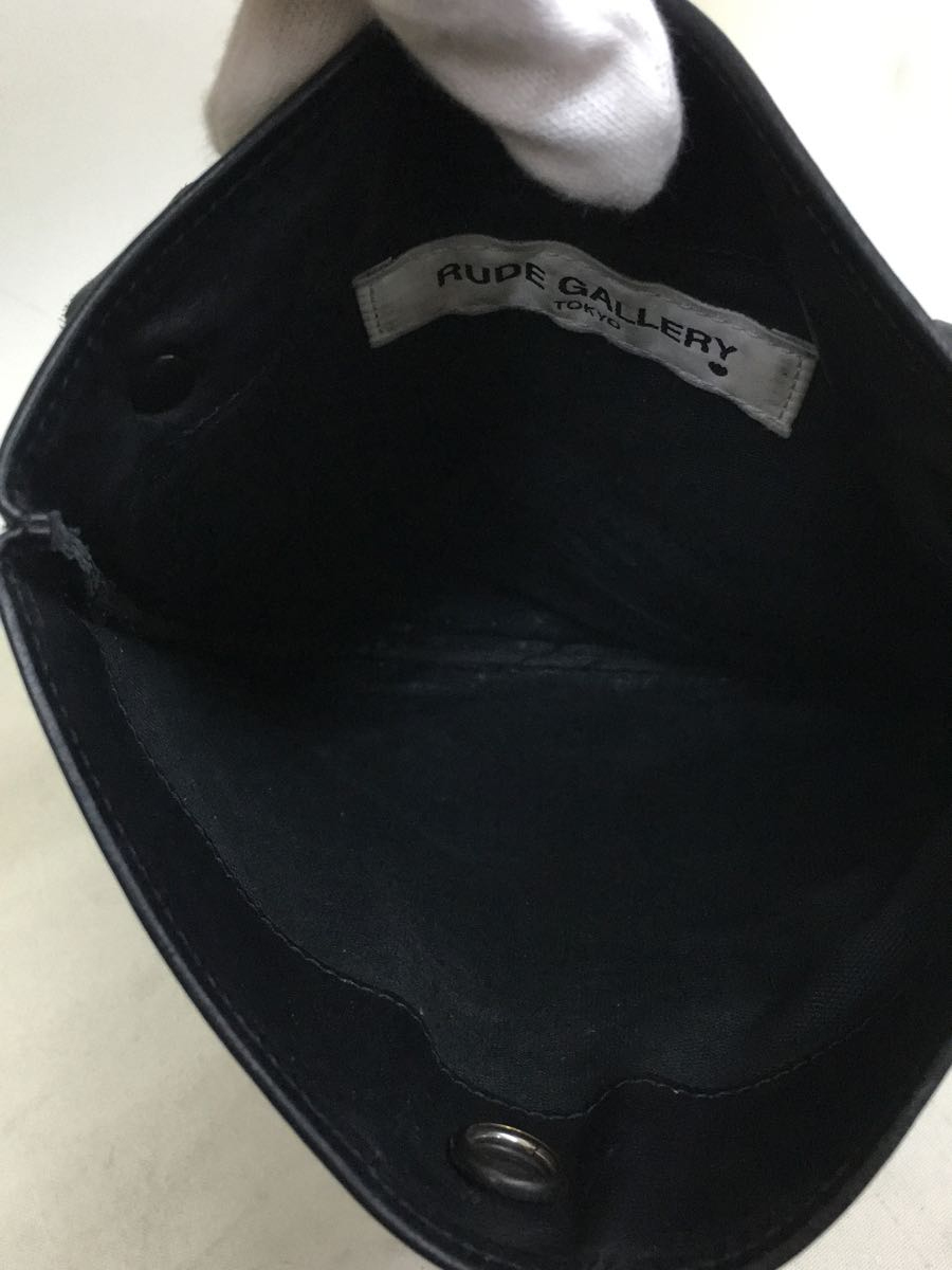 RUDE GALLERY WAIST BAG | LEATHER OUTSIDERS BLOG AUDIO ルードギャラリー レザー BLACK REBEL - バッグ ウエストポーチ