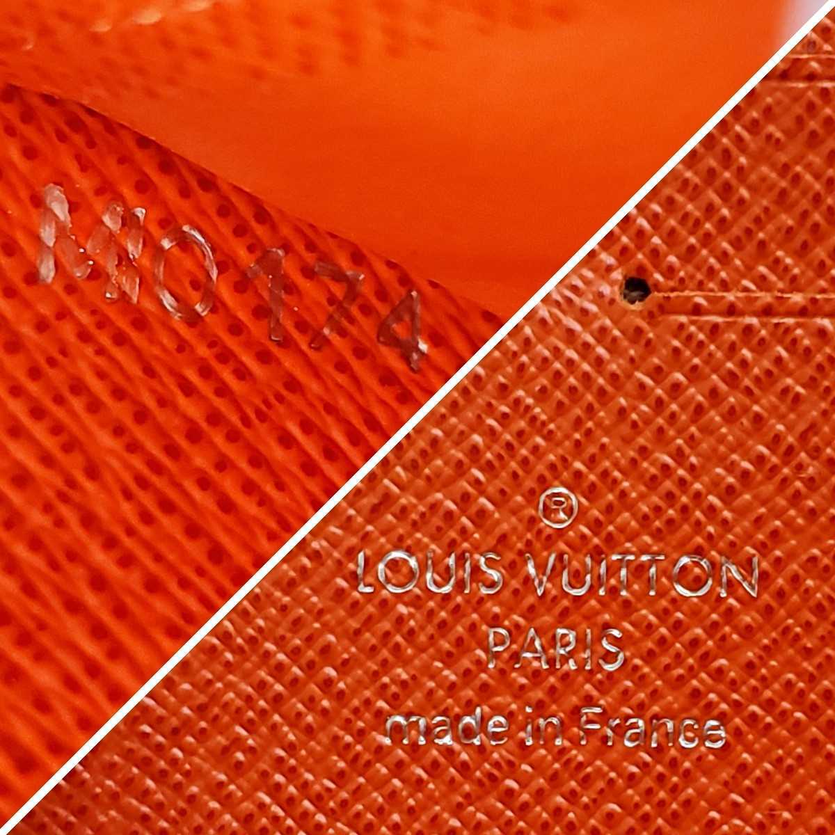 LOUIS VITONエピジッピー・ウォレット限定色オレンジ 美品 LOUIS 