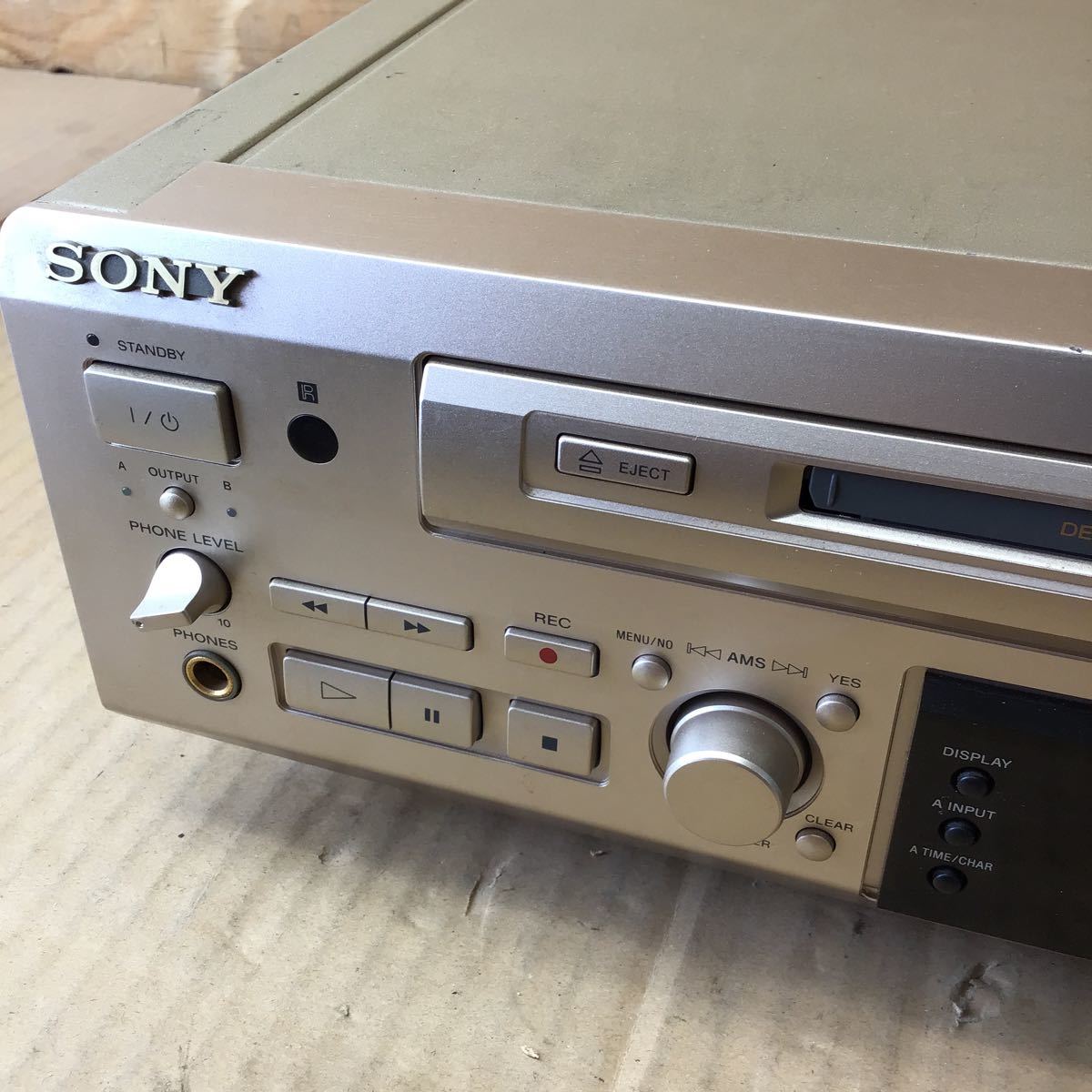 SONY「MDS-W1」ダブルMDデッキ 録音・ダビング可能