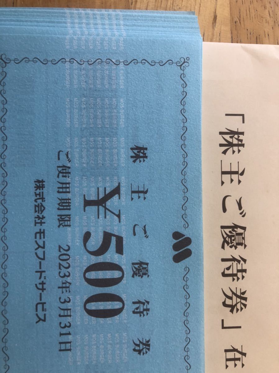 モスフードサービス 株主優待券 10000円分 モスフードサービス 株主優待券 10000円分