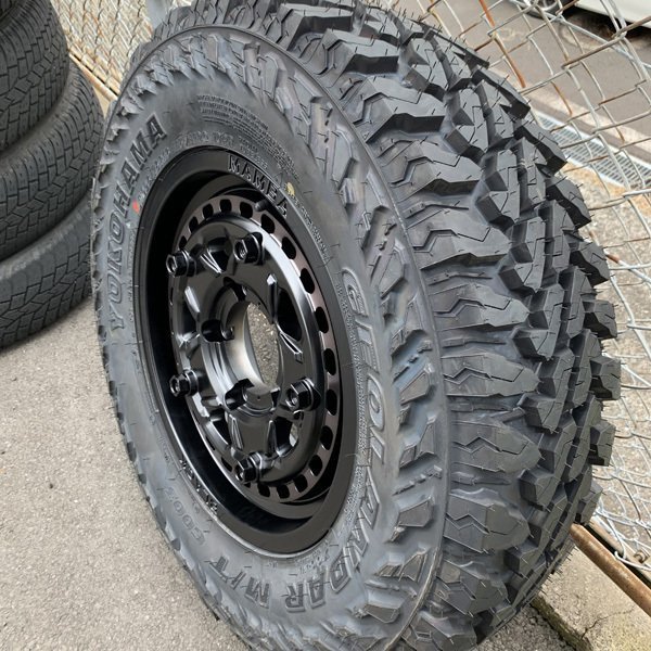 マッド ジムニー JB64 JB23 JA11 16インチ タイヤホイール 4本セット YOKOHAMA GEOLANDAR ヨコハマ ジオランダー MT M/T G003 175/80R16