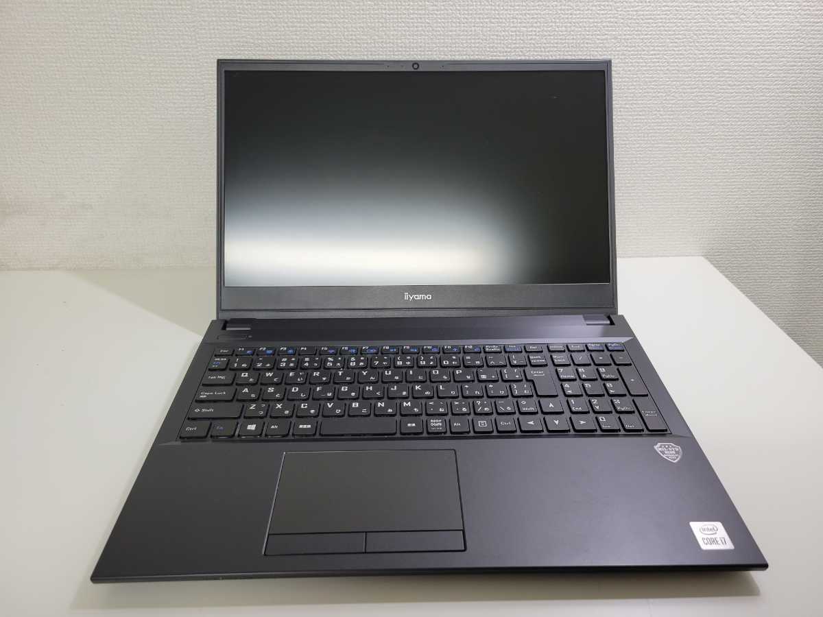初期化済み】iiyama 15.6型 ノートパソコン NJ50CU COREi7 【2020年製 