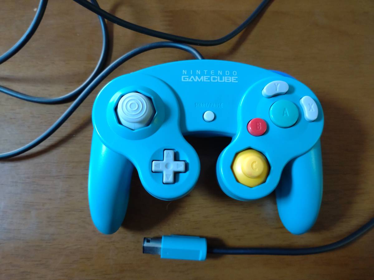  3500円 ゲームキューブコントローラ エメラルドブルー 迅速発送(アクセサリ、周辺機器)｜売買されたオークション情報、yahooの商品情報をアーカイブ公開 - オークファン アクセサリ、周辺機器