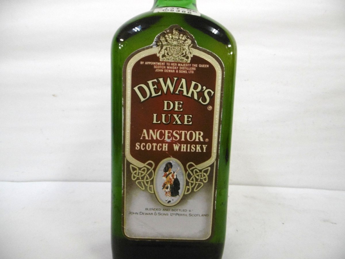 古酒 未開栓 DEWAR'S デュワーズ DE LUXE デラックス ANCESTOR