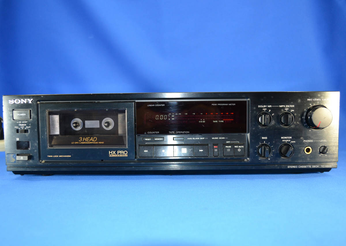 TC-K600 SONY 3HEADカセットデッキ動作品｜Yahoo!フリマ（旧 Yahoo