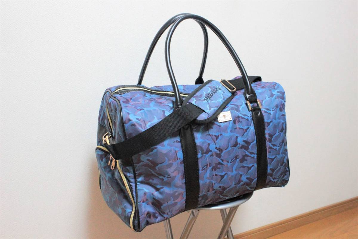 ○マーク＆ロナ 刺繍ロゴ ボストンバック/トラベルバック ショルダー