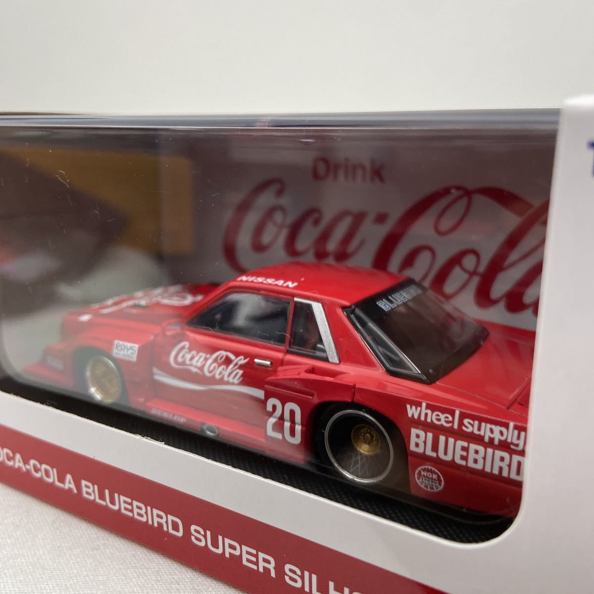 トミカEBBRO「コカ・コーラ ブルーバード スーパーシルエット（82年式