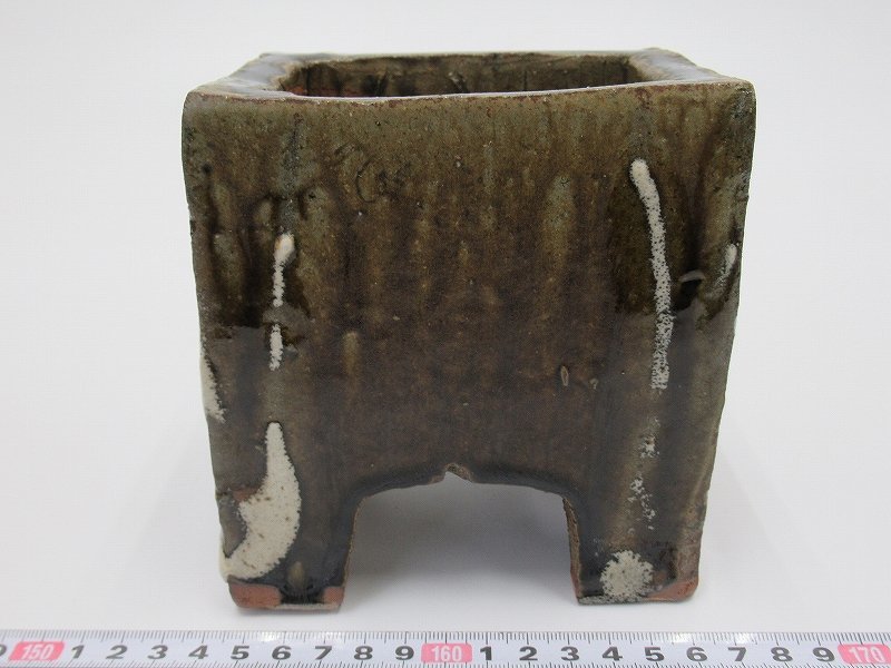 角香炉 - 6.3寸 創価学会仏具 銅器 寸法8cm×19.5cm×6cm |