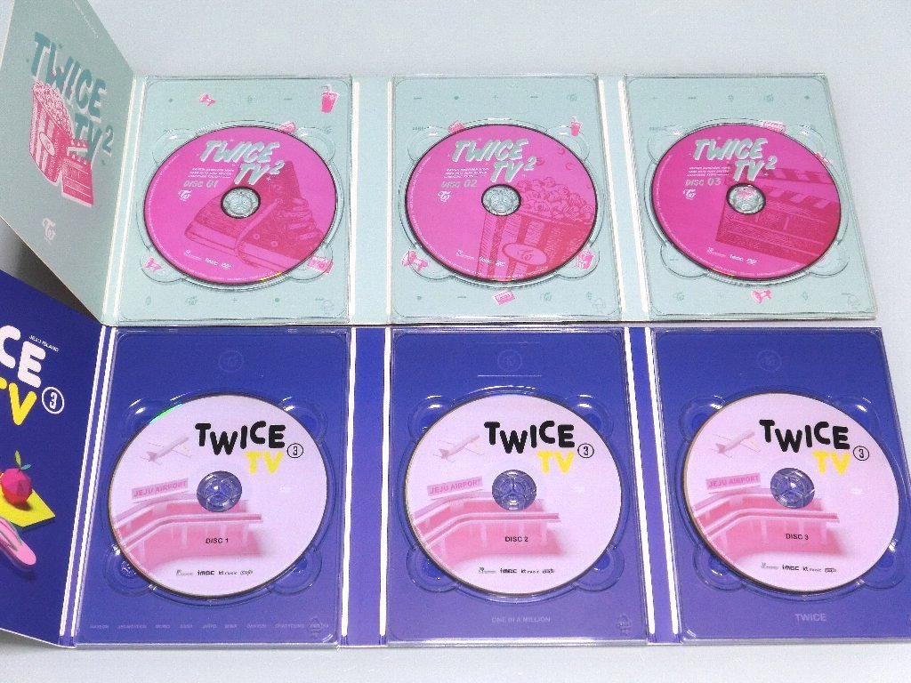 TWICE TV2 TWICE TV3 セット DVD 6枚 JYP 廃盤 入手困難 フォトカード 