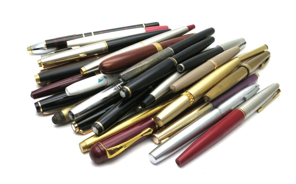 1000円スタート 万年筆 ボールペン 35点まとめ Montblanc Platinum Parker Cross Waterman Sheaffer他 文房具 筆記用具 P Www Municorani Gob Pe
