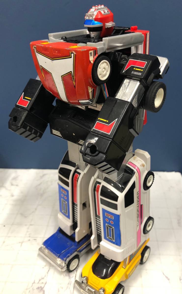 BANDAI/バンダイ 高速戦隊ターボレンジャー DX超合金 五連合体