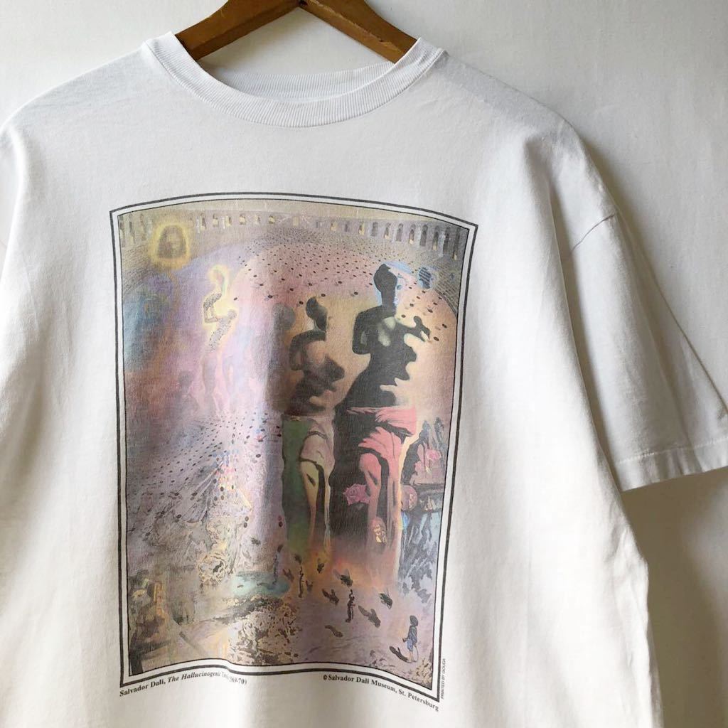 90s サルバドール ダリ 幻覚剤的闘牛士 Tシャツ L USA製 ビンテージ 90年代 Salvador Dali Hallucinogenic Toreador アート ヴィンテージ