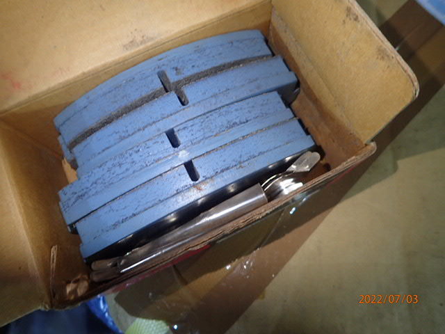 旧車 トヨタ コロナ RT102 104 114 73'- 純正 ブレーキパッド フロント 左右 04491-20031 04491-20060