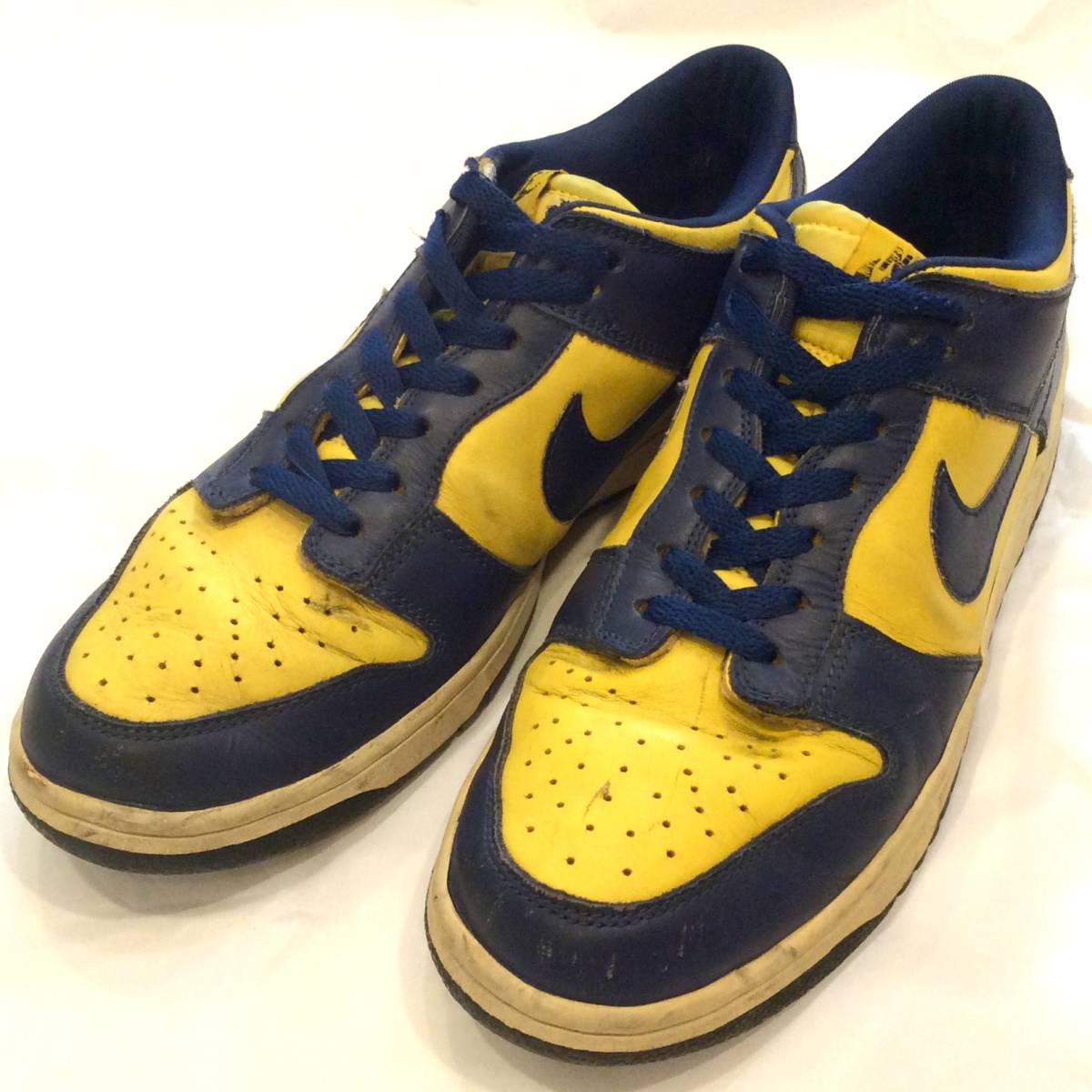 送料無料 26 5cm Dd1391 700 Dunk Low Michigan Navy Nike Retro Yellow イエロー ダンク ナイキ ネイビー レトロ ローカット 紺黄 人気特価激安 Nike