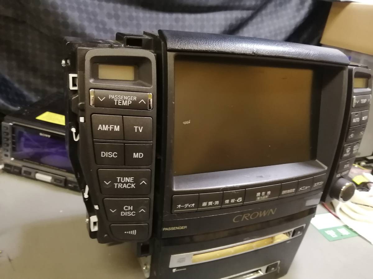 専用　① B0704B トヨタ クラウン 18系 純正マルチカーナビ 86430－30174 未確認