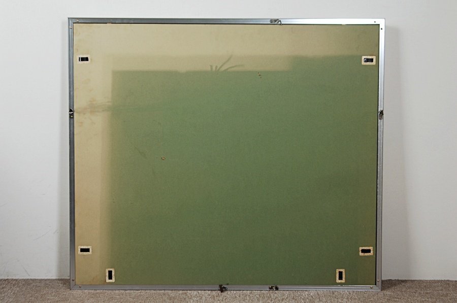 【真作】160705002◆人見友紀　油彩　「郡上八幡」　F20　額装◆伝説の逃亡画家　岐阜県　ｔ_9