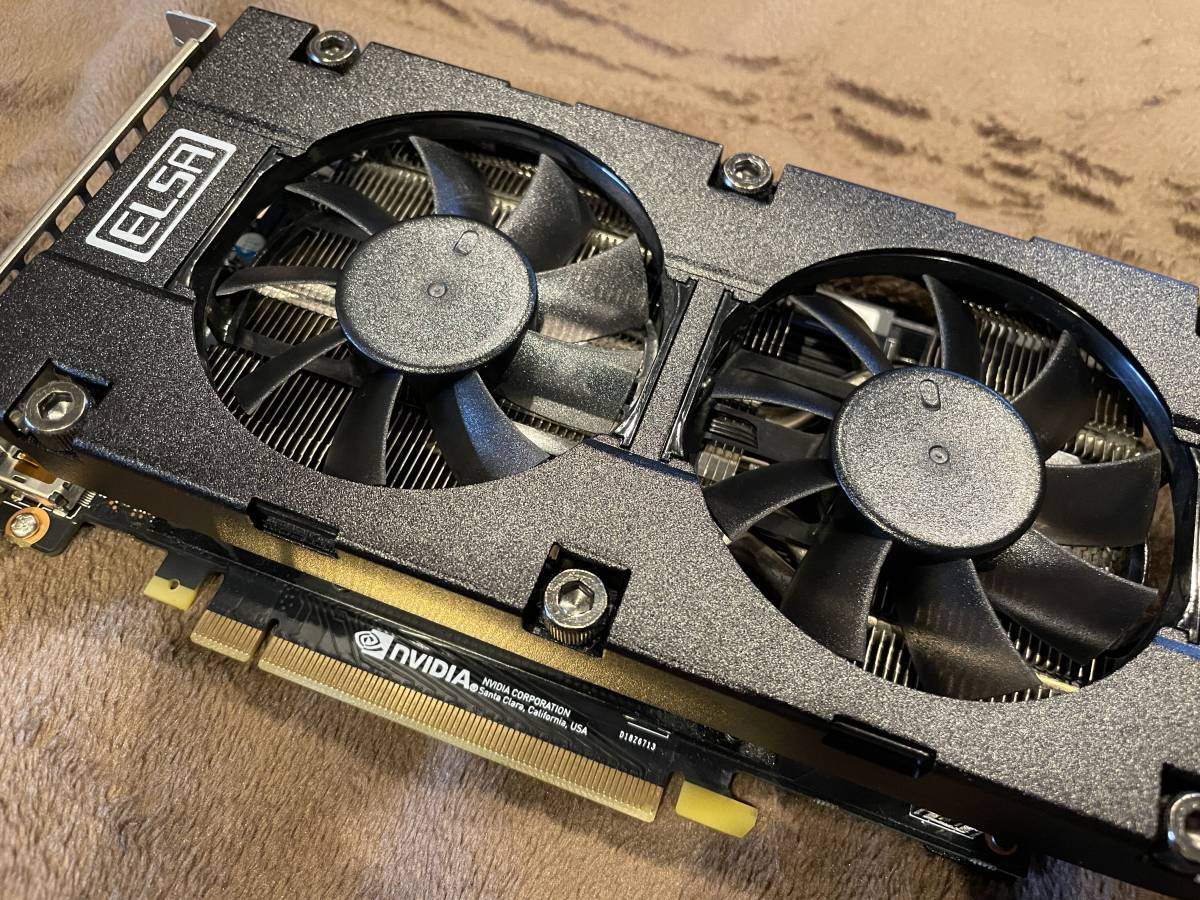 中古ジャンク】ELSA GEFORCE RTX 2060 S.A.C V2 6BG 