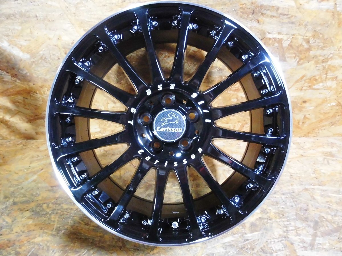 送料無料】 カールソン 1/16 RSR GT 19インチ 8.0J 5/112 +50 ブラック 