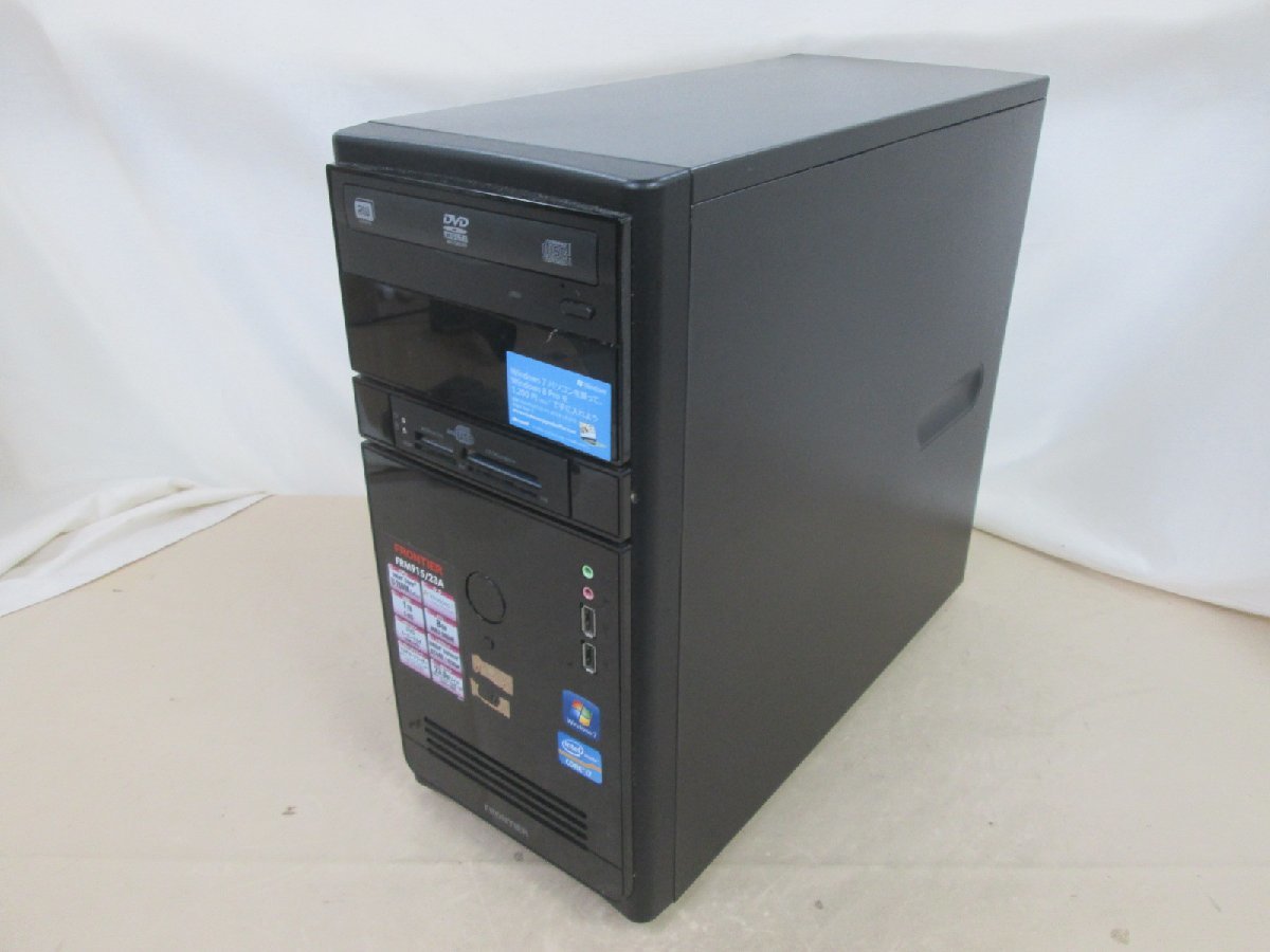 FRONTIER FRM915/23A Core i7 2600K 3.4GHz 8GB 1TB DVD作成 Win10 