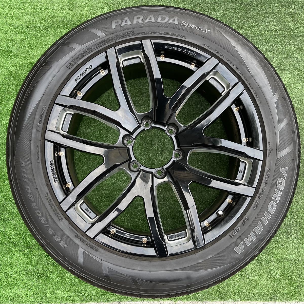RAYS DAYTONA FDX-F6 20インチ ホイール☆YOKOHAMA 265/50R20 4本 