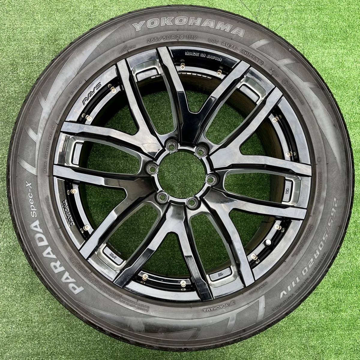 RAYS DAYTONA FDX-F6 20インチ ホイール☆YOKOHAMA 265/50R20 4本 