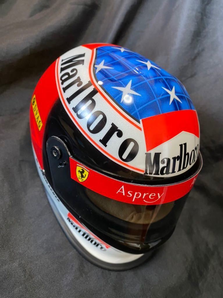 1/2 ヘルメット M.シューマッハ フェラーリ1996年スペイン マルボロ
