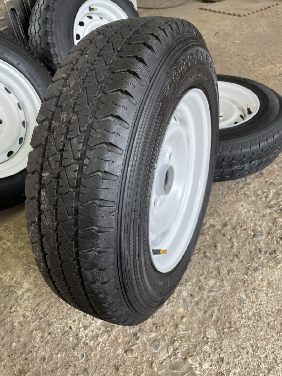 鉄チン 加工ホイール テッチン 12インチ 5j＋19 PCD100 4H ハブ56mm 4 